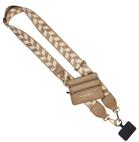 PRE-ORDER Clip & Go Strap with Pouch Chevron Collection shipping apx 2/19