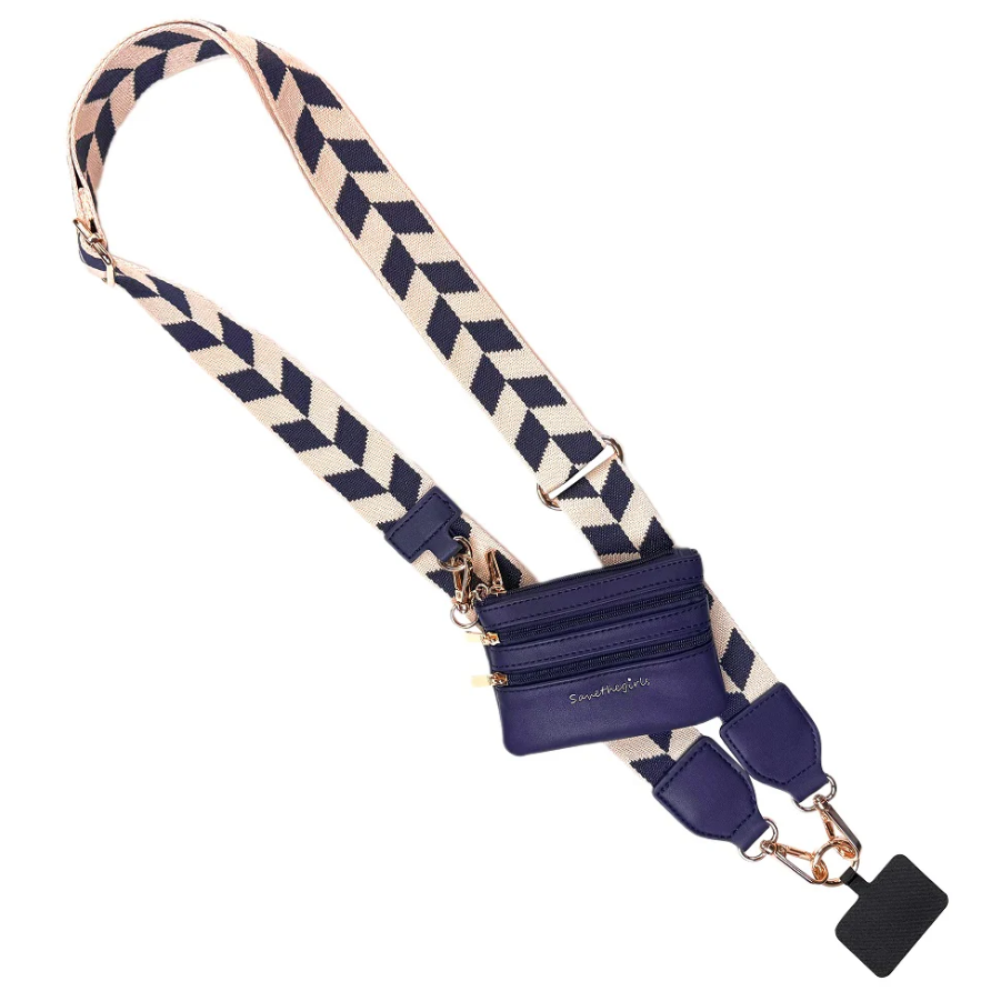 PRE-ORDER Clip & Go Strap with Pouch Chevron Collection shipping apx 2/19