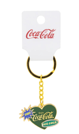 PRE-ORDER Coca-Cola Enamel Keychain shipping apx 2/19