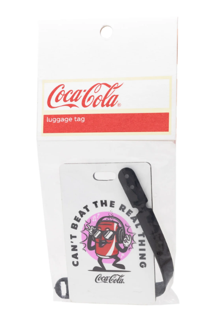 PRE-ORDER Coca-Cola Luggage Tag shipping apx 2/19