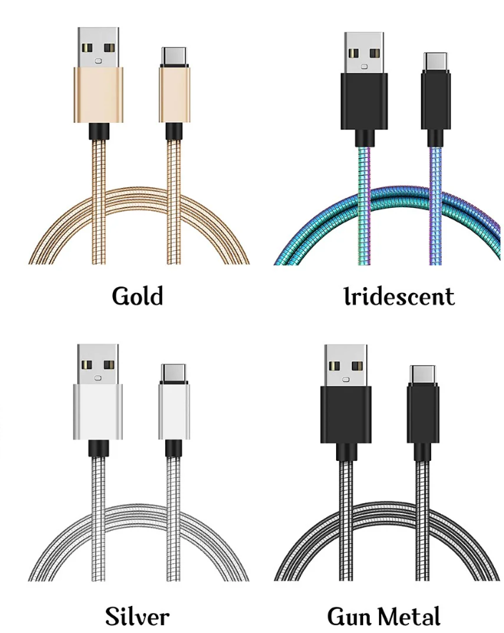 PRE-ORDER Metallic Iphone Cable shipping apx 2/19