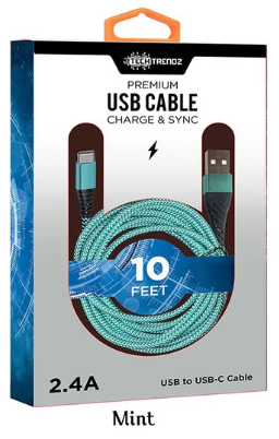 PRE-ORDER 10FT Type C Cable shipping apx 2/19