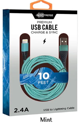 PRE-ORDER 10FT iPhone Cable shipping apx 2/19