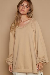 Criss-Cross Back Detail Sweatshirt