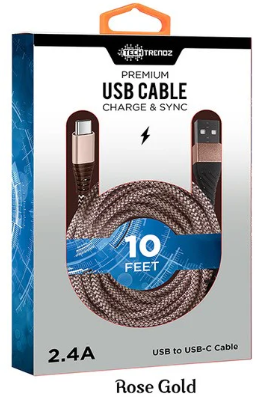 PRE-ORDER 10FT Type C Cable shipping apx 2/19