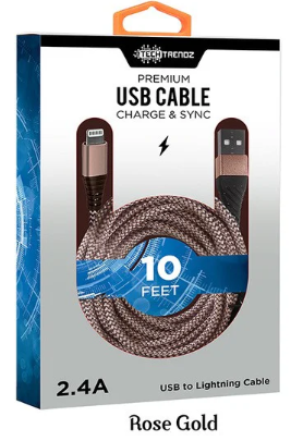 PRE-ORDER 10FT iPhone Cable shipping apx 2/19