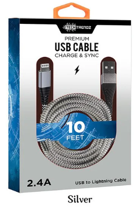 PRE-ORDER 10FT iPhone Cable shipping apx 2/19