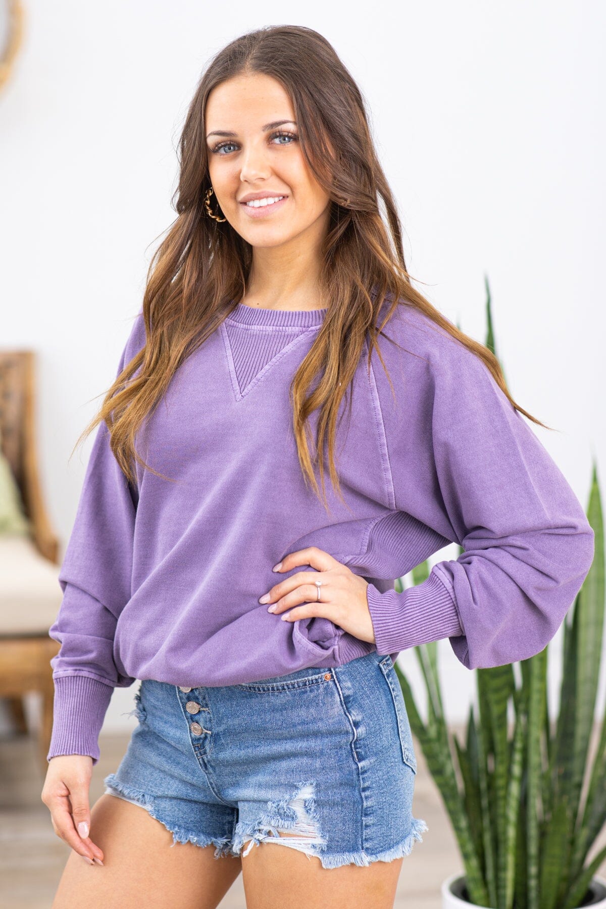 Missguided discount lilac sweatshirt