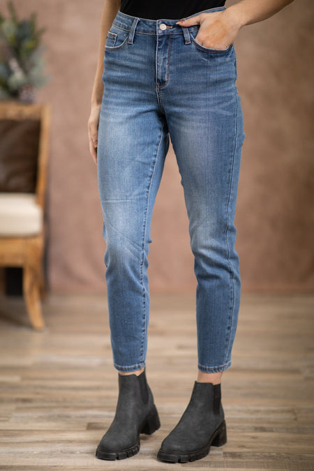 Judy Blue Medium Wash Slim Fit Jeans - Filly Flair