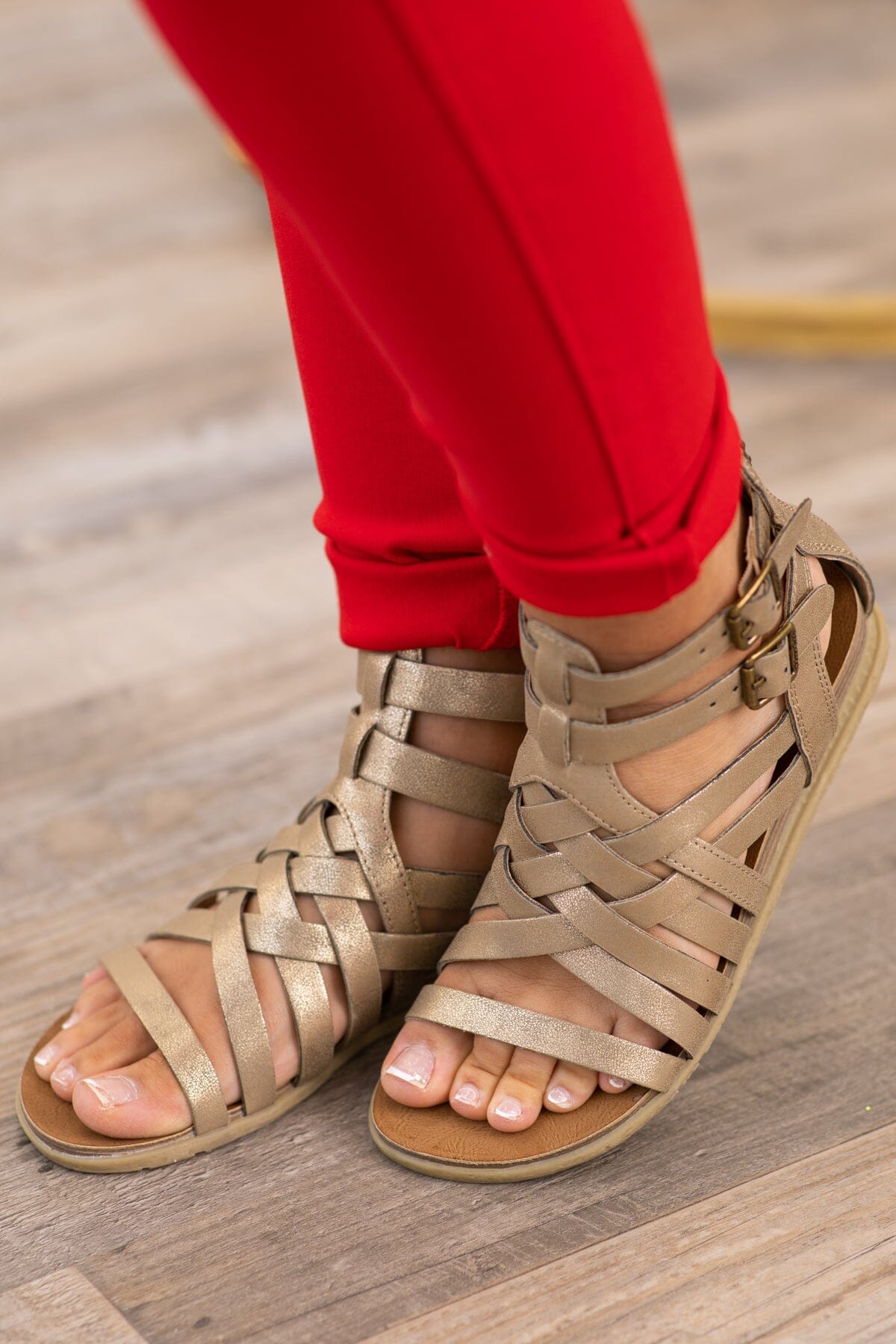 Free People Leather BOHO Gladiator Sandals Willow Brown Sz 38 US 7 Tassel  Wrap | eBay