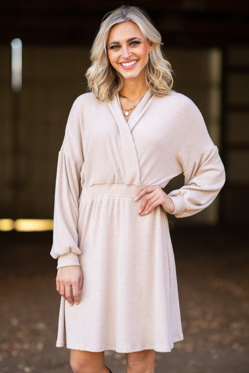 White dolman outlet sleeve dress