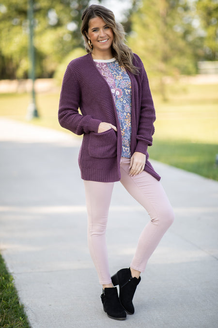 Charcoal Multicolor Paisley Floral Print Top - Filly Flair