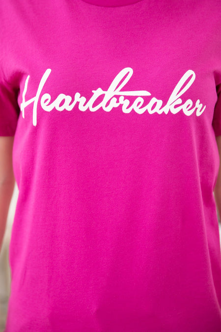 Raspberry Heartbreaker Graphic Tee - Filly Flair