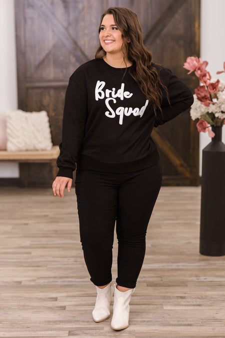 Black Bride Squad Graphic Sweatshirt - Filly Flair