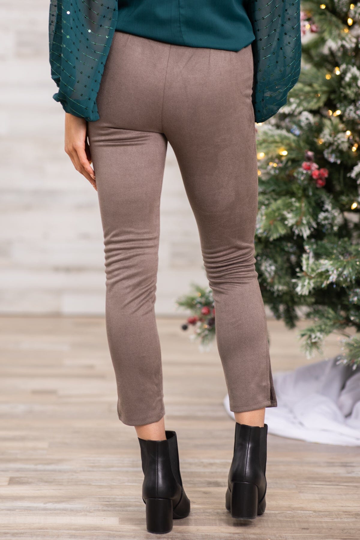 Quality Womens Side Zipper Pants - Silverts